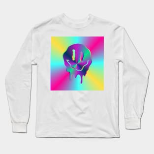 Psychedelic Smile Long Sleeve T-Shirt